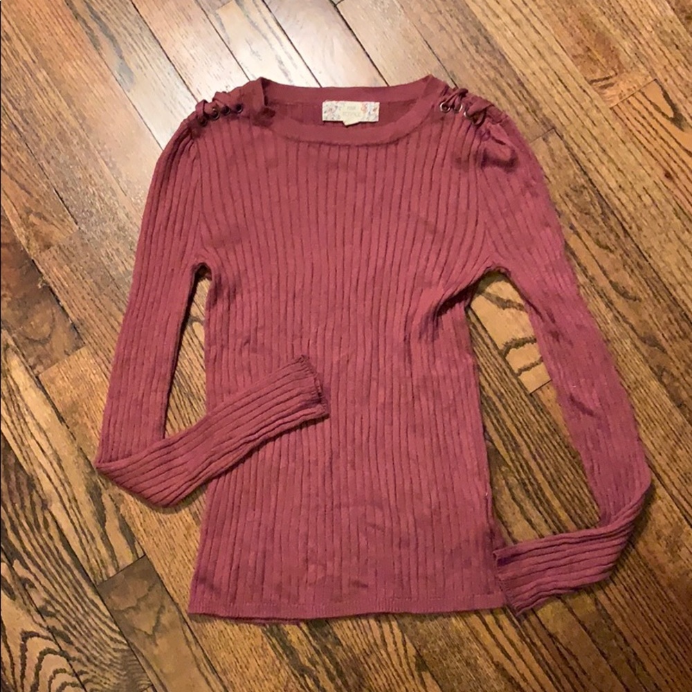 Ribbed LS shirt